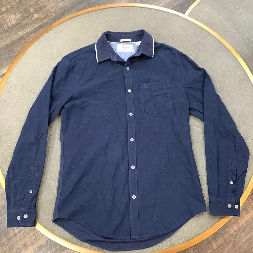 Long sleeved button down shirt